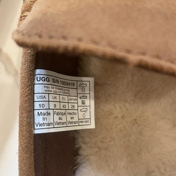 UGG MEN ALDER SLIPPERS CAMEL COLOR SIZE 10 - Picture 3 of 4